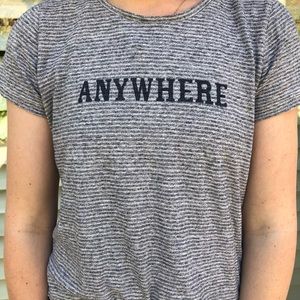 madewell grey tee shirt